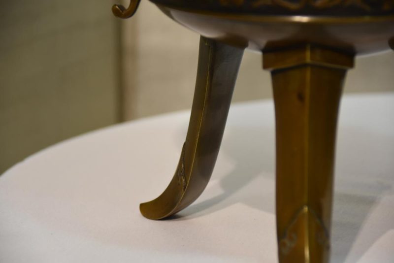 Bronze Flower Vase - Image 8