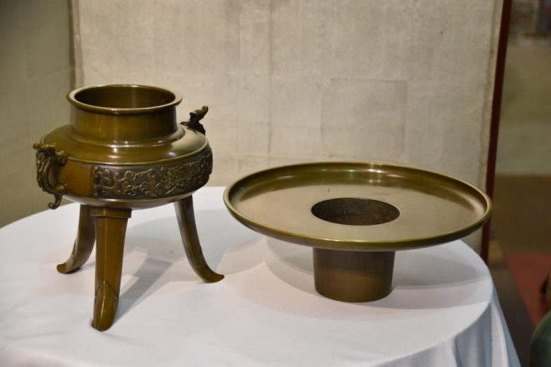 Bronze Flower Vase - Image 6
