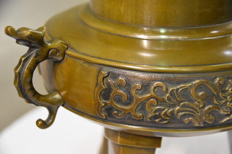Bronze Flower Vase - Image 5