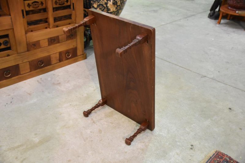 Japanese Carved Lotus Tea Table - Image 6