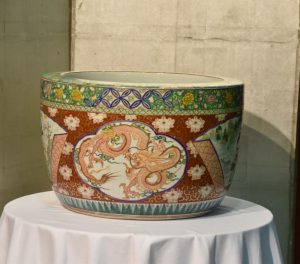 Coloured Imari Hibachi