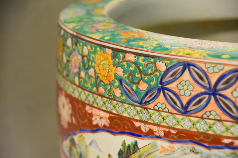 Coloured Imari Hibachi - Image 10