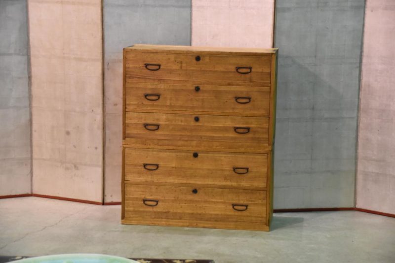 Vintage Japanese Clothing Chest