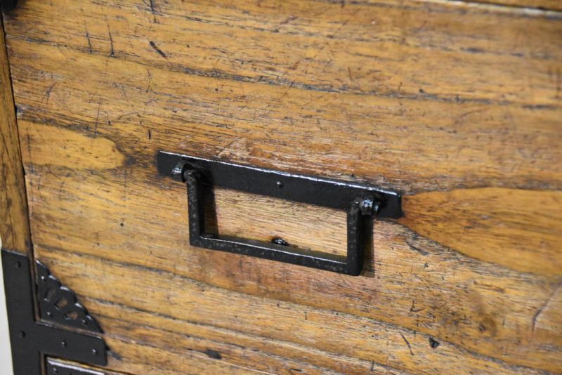 Late Edo Period Sendai Region Clothing Chest - Image 10