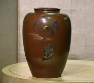 Japanese Bronze Vase