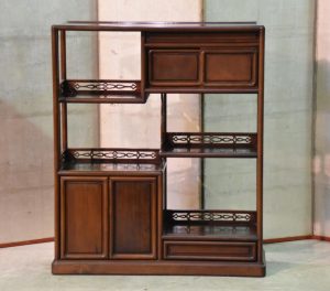 Chinese Rosewood Display Shelves
