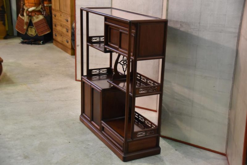 Chinese Rosewood Display Shelves - Image 3