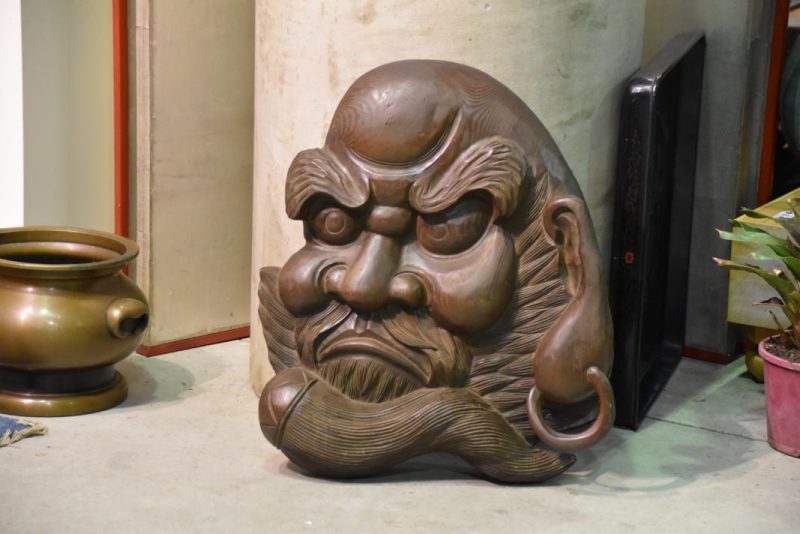 Wooden Daruma San Mask - Image 2