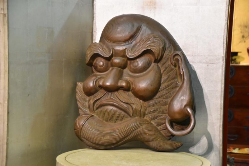 Wooden Daruma San Mask - Image 3
