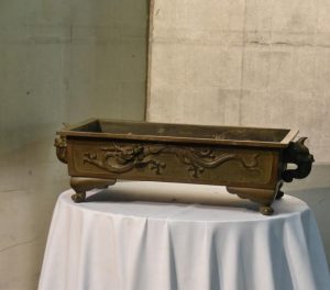 Large Japanese Bronze Suiban Copy