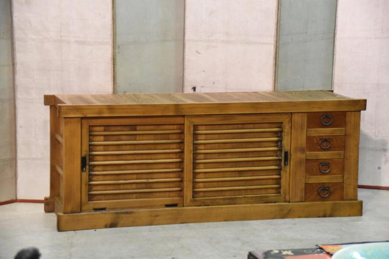Japanese Super Low Sideboard - Image 12