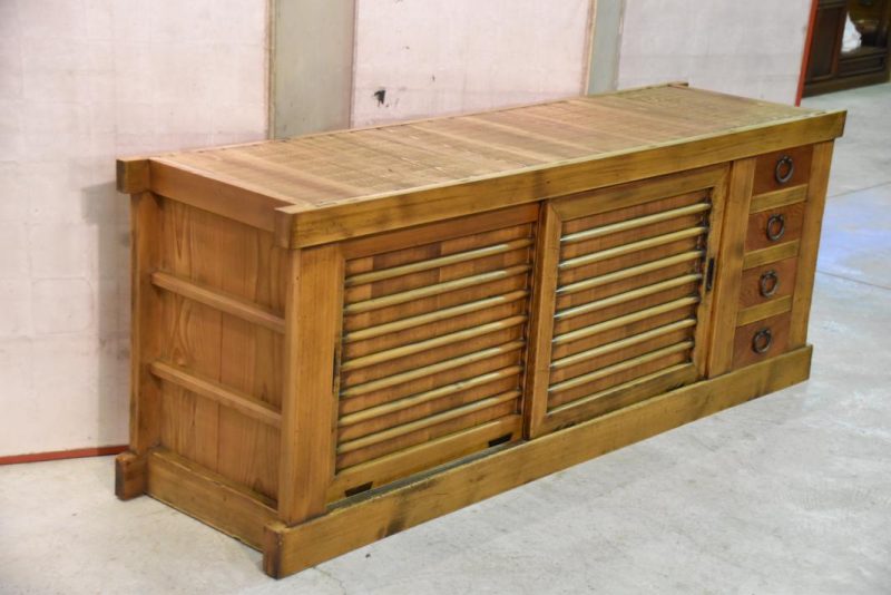 Japanese Super Low Sideboard - Image 9