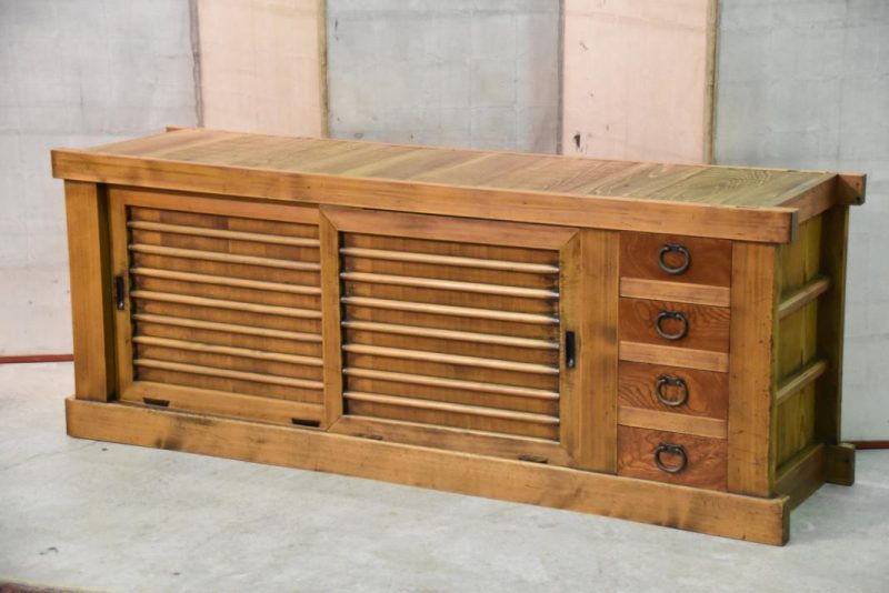 Japanese Super Low Sideboard - Image 14