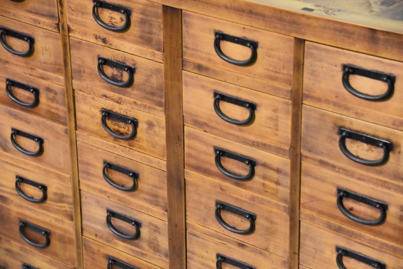 Japanese Shop Chest Sideboard - Image 4