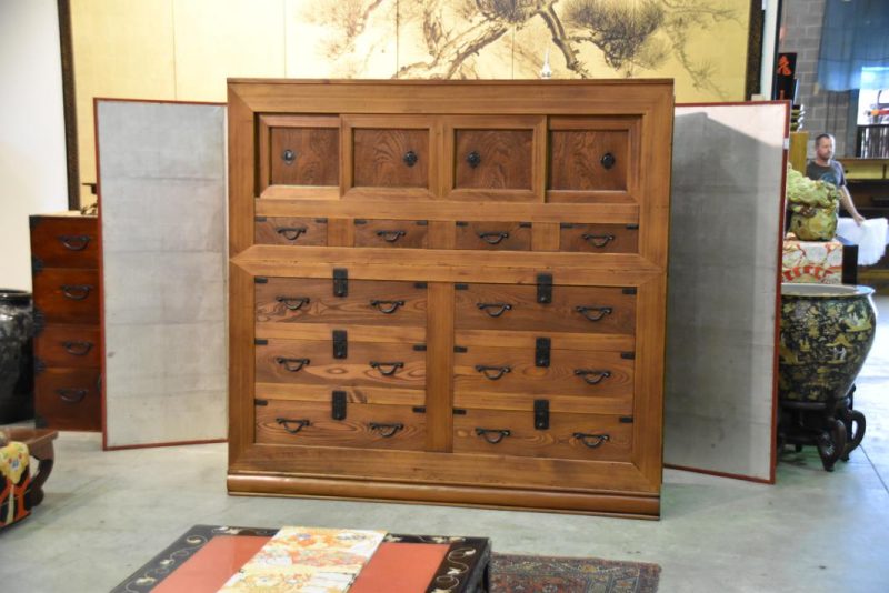 Large and Rare Japanese Clothing Chest