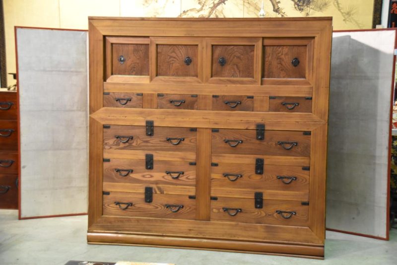 Large and Rare Japanese Clothing Chest - Image 2