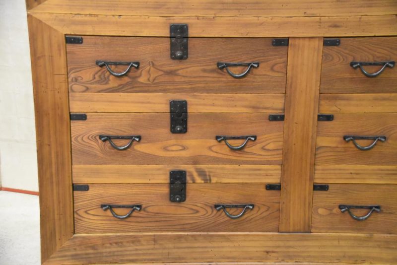 Large and Rare Japanese Clothing Chest - Image 19