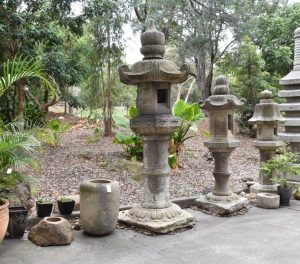 Edo Period Japanese Granite Garden Lantern
