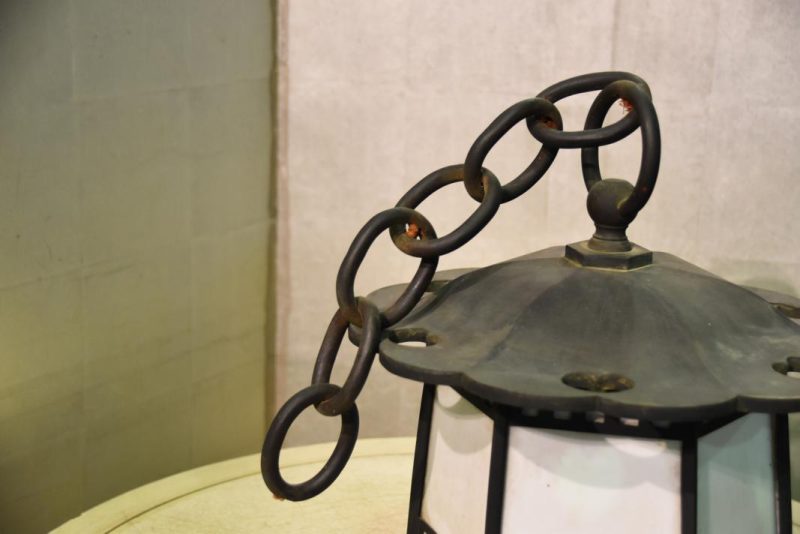 Japanese Bronze Hanging Lantern - Image 7