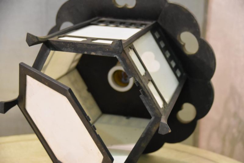 Japanese Bronze Hanging Lantern - Image 3