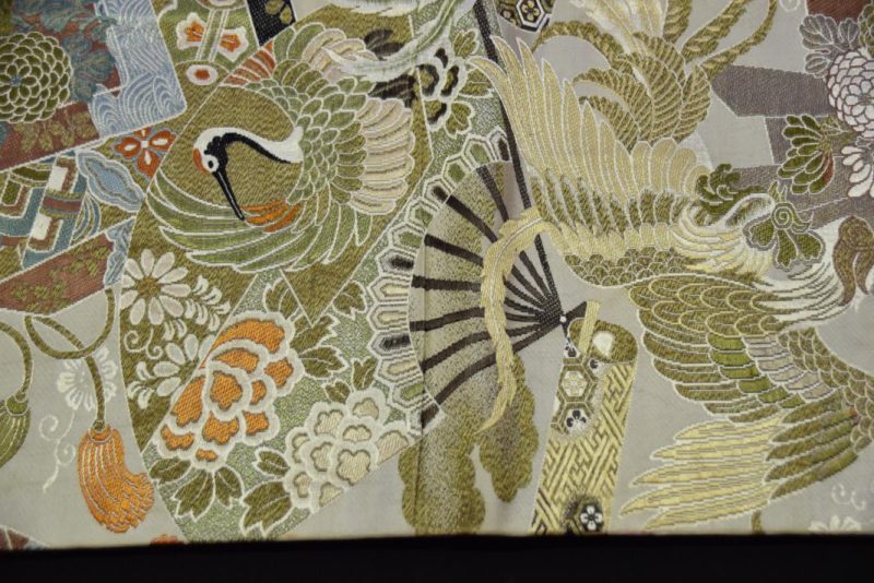 Vintage Japanese Maru Obi - Image 7
