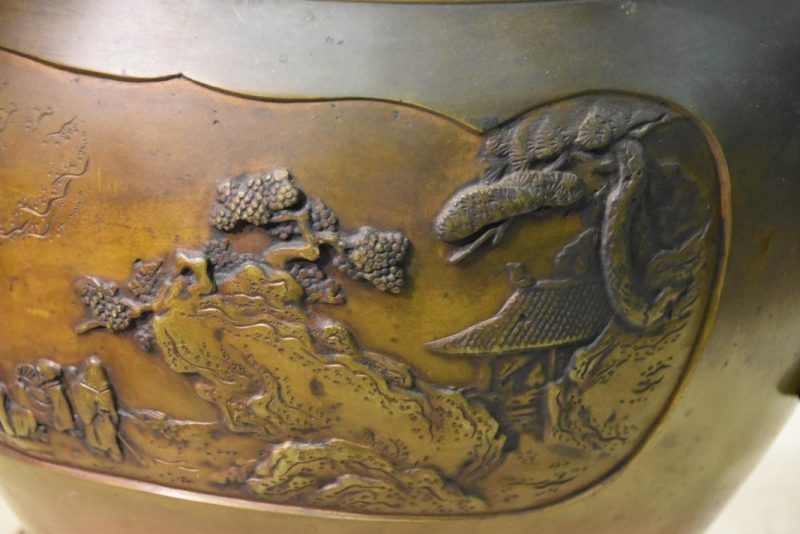 Japanese Bronze Hibachi - Image 9