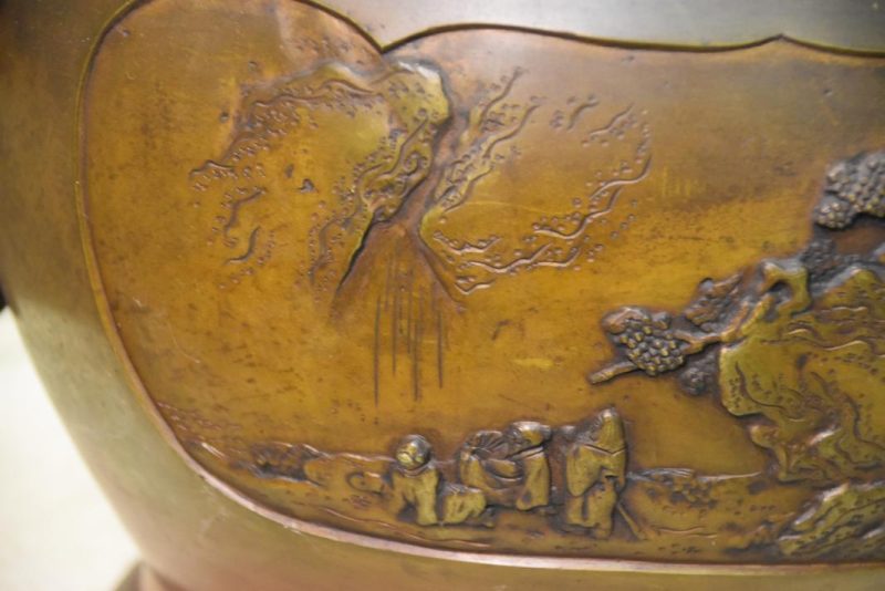 Japanese Bronze Hibachi - Image 8