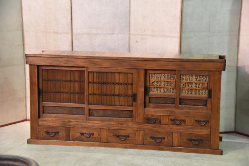 Japanese Antique Sideboard - Image 2
