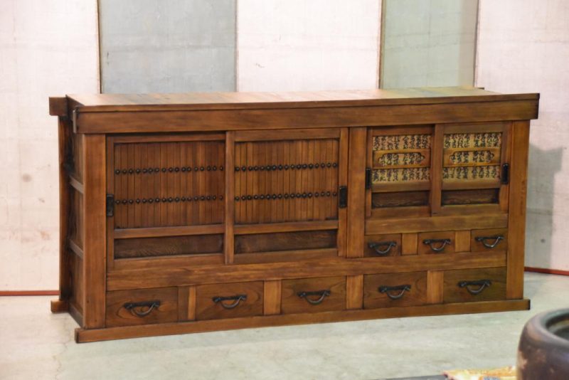 Japanese Antique Sideboard - Image 11
