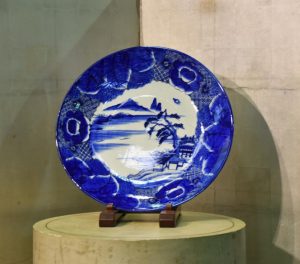 Large Japanese Blue and White Charger