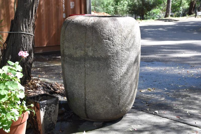 Large Antique Japanese Granite Basin - Image 5