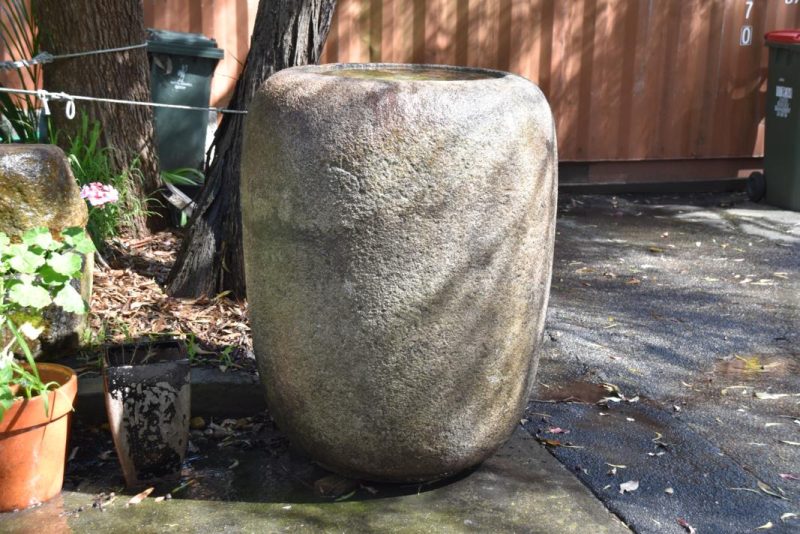 Large Antique Japanese Granite Basin - Image 4