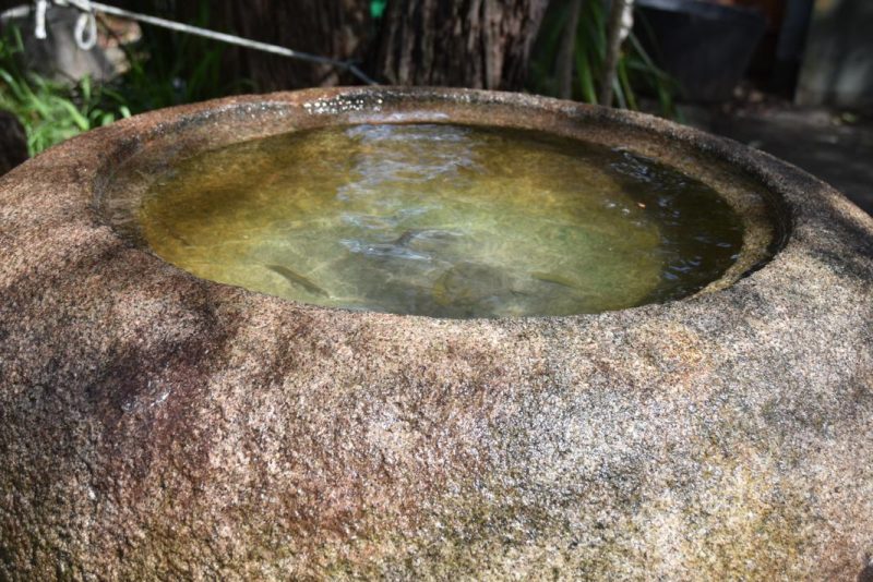 Large Antique Japanese Granite Basin - Image 3