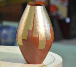 Gyokusendo Japanese Copper Vase