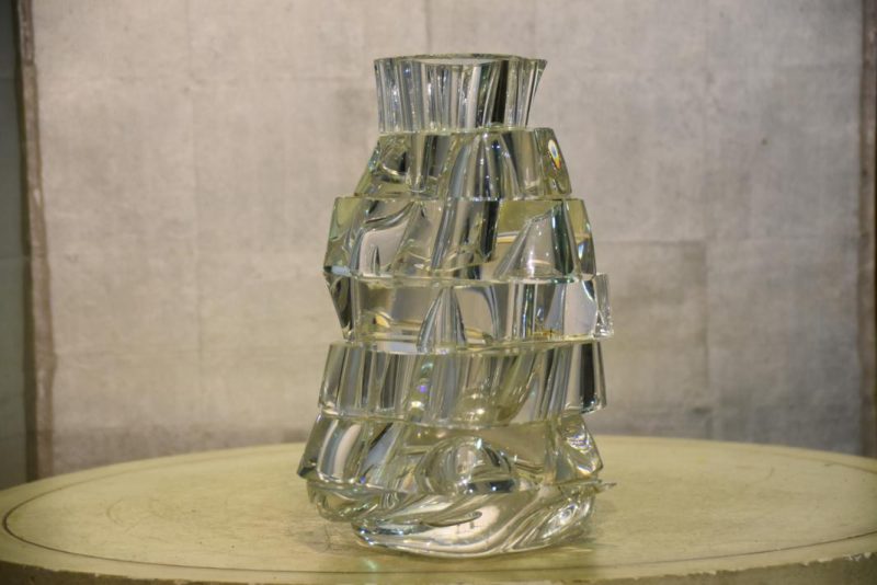 Unusual Japanese Glass Vase