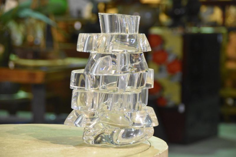 Unusual Japanese Glass Vase - Image 3