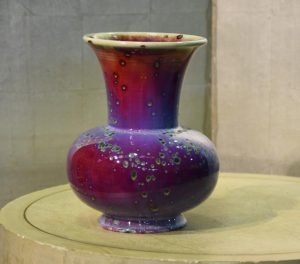 Japanese Flambe Glaze Vase