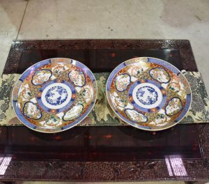 Pair of Japanese Imari Chargers
