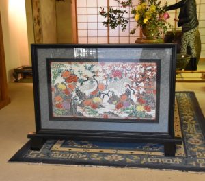 Japanese Imari Plaque Screen
