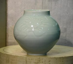 Japanese Seiji (Celedon) Vase