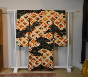 Vintage Silk Furisode Kimono