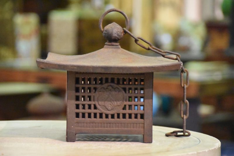Japanese Iron Lantern - Image 3