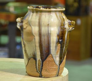 Japanese Drip Glaze Tsubo