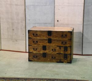 Edo Period Ko Dansu (Small Chest)