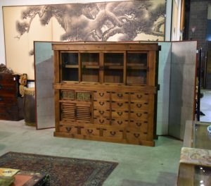 Japanese Meiji Period Shop Display Chest