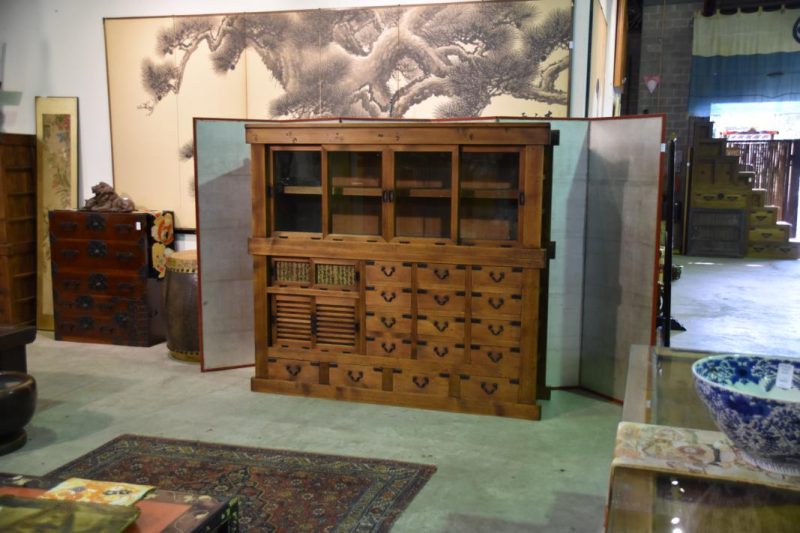 Japanese Meiji Period Shop Display Chest