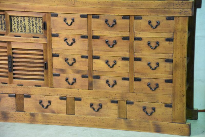Japanese Meiji Period Shop Display Chest - Image 12