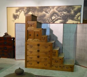 Antique Japanese Step Ches