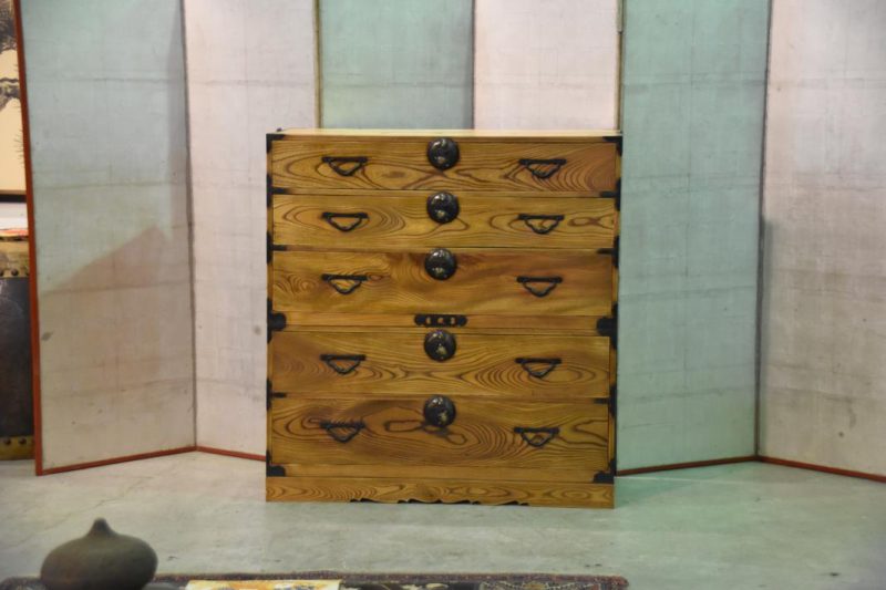 Japanese Elm Clothing Chest