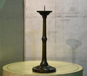 Japanese Bronze Shokudai Candle stand